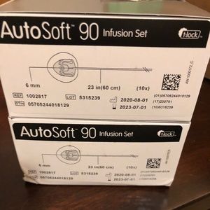 Autosoft 90 6 mm 23 inch 2 boxes tandem diabetes
